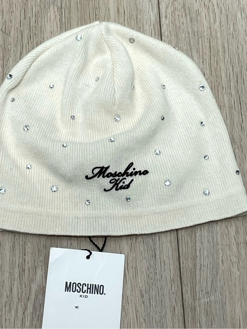 Moschino Kids Cappello Bedazzled Beanie